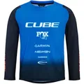 Produktbild: Cube Junior VERTEX Trikot Rookie X Actionteam langarm - black'n'blue - L