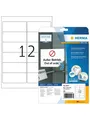 Produktbild: HERMA Ablösbare Adressetiketten A4, 99,1 x 42,3 mm, weiß