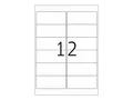 Produktbild: HERMA Special - Papier - matt - selbstklebend, neu positionierbar - weiß - 99.1 x 42.3 mm 300 Etikett(en) (25 Bogen x 12)