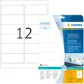 Produktbild: Adressetiketten A4 weiß 99,1x42,3 mm repositionierbar Papier matt 300 St.