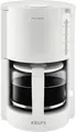 Produktbild: Krups Filterkaffeemaschine ProAroma 10 Tassen Weiß Glaskanne 1050W