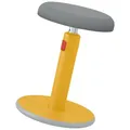 Produktbild: Leitz Active Sitz-Steh-Hocker, Ergonomischer höhenverstellbarer Wipphocker für 46 cm bis 79 cm Höhe, Runder Bürodrehstuhl/-hocker, Ergo Cosy Serie, gelb, 65180019