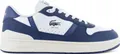 Produktbild: LACOSTE T-Clip Set 224 - Herren Sneakers Schuhe Leder Weiß-Blau 748SMA0042042 , EU 42 UK 8