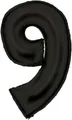 Produktbild: Folienballon Zahl 9 schwarz 86 cm