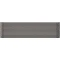 Produktbild: vidaXL Hochbeet Pulverbeschichteter Stahl 260x40x68 cm Grau 1094597