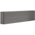 Produktbild: Hochbeet Pulverbeschichteter Stahl 260x40x68 Cm Grau - Vidaxl