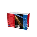 Produktbild: Konstsmide Micro LED Büschellichterkette Cluster, mit 8 Funktionen, Steuergerät und Memoryfunktion, 364 bernsteinfarbene Dioden, 36V Außentrafo, schwarzes Kabel - 3860-800