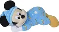 Produktbild: Disney Mickey Maus Baby schlafend leuchtet im Dunkeln Kuscheltier Plüschtier