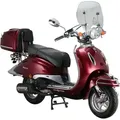 Produktbild: Motorroller Firenze Limited 50 ccm 45 km/h EURO 5 weinrot - Rot