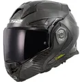 Produktbild: LS2 Motorradhelm LS2 FF901 Advant X Carbon Solid Klapphelm Schwarz XXL (1er Set), klapphelm motorrad schwarz XXL