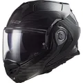 Produktbild: LS2 FF901 Advant X Carbon Helm Solid black schwarz Klapp-Helm XXL Modular