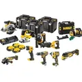 Produktbild: DeWALT Kit DCK1012P4T (DCD796+DCF887+DCS565+DCS382+ DCS356+DCS334+DCH172+DCG405+DCE088NG18+DCL040+4x5,0Ah +DCB132+3xTSTAKVI)