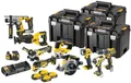 Produktbild: 18V XR zestaw combo 10 sztuk - 4 x 5 Ah DeWalt