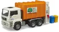 Produktbild: Bruder Spielfahrzeug Müllabfuhr MAN TGA Müll-LKW Hecklader 2 Mülltonnen 02772