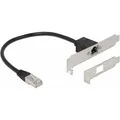 Produktbild: Delock Bracket RJ45 Cat.5e, 30cm inkl. Low Profile Slotblende (F/UTP, CAT5e, 0.30 m) (85803)