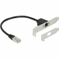 Produktbild: DELOCK Netzwerk Verlängerungskabel RJ45 Cat.5e 30cm