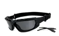Produktbild: Helly - No.1 Bikereyes Motorradbrille Bikerbrille, Multifunktionsbrille, beschlagfrei, winddicht, Band & Bügel, abnehmbares Poster