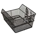 Produktbild: Fahrradkorb Cento Flower S Black 31 cm x 21 cm x 18 cm