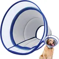 Produktbild: Halskrause Hund Leckschutz 3D Struktur Einstellbar Gr.7 Grau