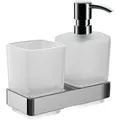Produktbild: Emco Loft Glashalter 053100100 chrom, Glashalter und Flüssigseifenspender
