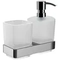Produktbild: Emco - loft Glashalter und Flüssigseifenspender, Wandmodell,