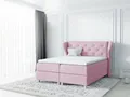 Produktbild: Boxspringbett Schlafzimmerbett ARIANNA 160x200cm Stoff Rose