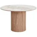 Produktbild: Esstisch Veria Ø 120 cm Keramik Weiß