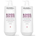 Produktbild: Goldwell Dualsenses Blondes & Highlights Shampoo 1000ml + Conditioner 1000ml Duo