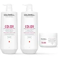 Produktbild: Goldwell Dualsenses Color Brilliance Shampoo+Conditioner (je 1L) + 200ml Maske