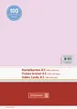 Produktbild: BRUNNEN 10-2250010 Karteikarten Karteikarton 180 g/m² A5 quer unliniert rot