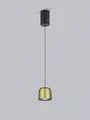 Produktbild: Helestra OVE Pendelleuchte mattschwarz-gold 6-5026.09