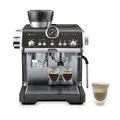 Produktbild: De'Longhi La Specialista Opera EC9555.BK Espresso Siebträgermaschine mit Cold Brew und Espresso Cool, Professioneller Milchaufschäumer, Sensor-Mahltechnologie, Inklusive Barista-Kit, 1550W, Schwarz