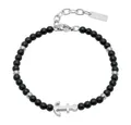 Produktbild: Unique Edelstahlarmband Armband Anker Edelstahl Onyx