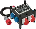 Produktbild: Brennenstuhl 1153690400 Verlängerungskabel 2 m 5 AC-Ausgänge Outdoor Schwarz - Blau - Rot (1153690400)