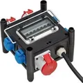 Produktbild: Brennenstuhl Baustromverteiler Gummi CEE IP 44 32 A Schwarz 2 m Stromkabel