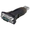 Produktbild: Wentronic Goobay USB seriell RS232 Konverter mini, Schwarz - USB 2.0-Stecker (Typ A) > D-SUB/RS-232-Stecker (9-polig) (69822)