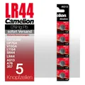 Produktbild: LR44 AG13 V13GA A76 357 SR44W Camelion Knopfzelle Knopfbatterie MHD bis 10.2029