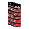 Produktbild: 3x 10er Blister Camelion Knopfzellen Uhren - Batterien AG13 Alkaline 0% HG