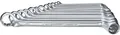 Produktbild: Gedore Doppelringschlüsselset 2-8, 8-teilig, SW 6-22 mm, CV-Stahl, tief gekröpft, Zwölfkant mit UD-Profil 305747