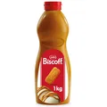 Produktbild: Dessert Topping –cremige Karamellkeks‑Sauce, vegan, ohne Aromen/Farbstoffe, 1 kg