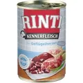 Produktbild: Rinti Hunde-Nassfutter Kennerfleisch Geflügelherzen 400 g