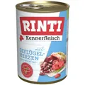 Produktbild: Rinti Kennerfleisch Geflügelherzen 24x 400g, getreidefrei,ohne Soja, Hundefutter