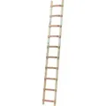 Produktbild: Euroline Holz-Dachdeckerauflegeleiter Nr. 11101 1 x 18 Sprossen