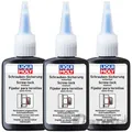 Produktbild: 3x 50 GRAMM LIQUI MOLY 3802 SCHRAUBENSICHERUNG SCHRAUBENFEST MITTELFEST BLAU