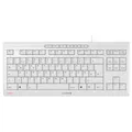 Produktbild: CHERRY STREAM KEYBOARD TKL, USB-kabelgebunden, weiß-grau