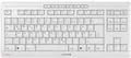 Produktbild: CHERRY STREAM TKL - Tastatur - USB - QWERTZ - Deutsch - Tastenschalter: CHERRY SX - Grau, weiß (JK-8600DE-0)