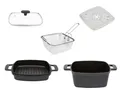 Produktbild: ERNESTO® Aluguss-Multifunktions-Set, Kochtopf, 24 x 24cm, 5-teilig
