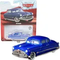 Produktbild: Mattel DXV41 Disney Pixar Cars Doc Hudson Hornet Oldtimer Coupe 50er Jahre Blau Spielzeugauto Modell Fahrzeug Actionauto 9 cm Maßstab 1:55
