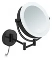 Produktbild: Libaro Beautyspiegel XXL TOKIO 5/10 fach Vergrößerung LED Dimmer Kabel schwarz