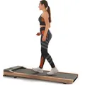 Produktbild: LETIX Elektrisches Laufband DeskWalk für zu Hause oder Büro, LCD-Display Motorisiertes Fitnessgerät, Schreibtisch Heimtrainer - Holz Optik - versch. Ausführungen
